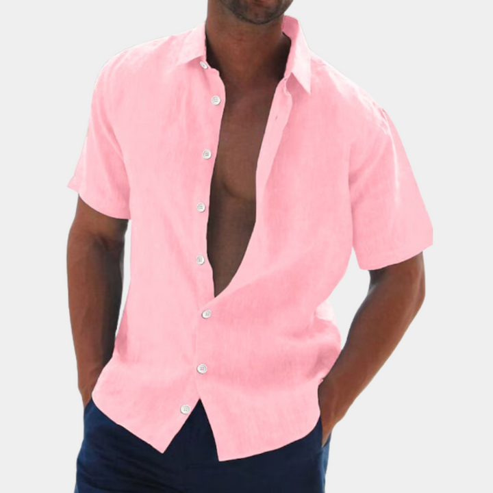Chemise élégante pour homme à manches courtes confortables de Bart