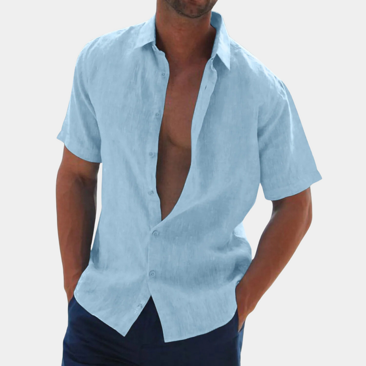 Chemise élégante pour homme à manches courtes confortables de Bart