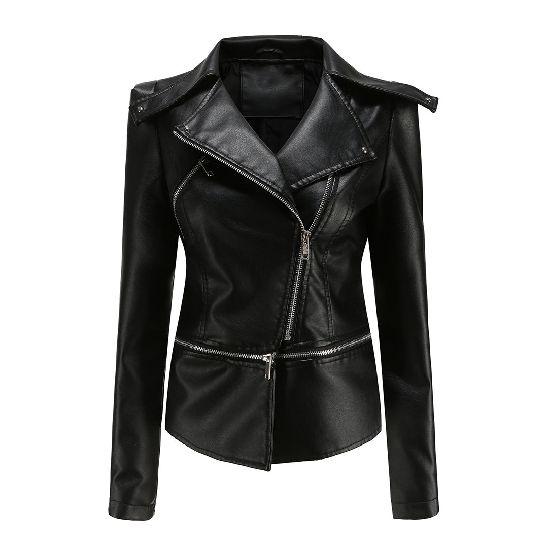 Veste en cuir chic de ALOJZIJA
