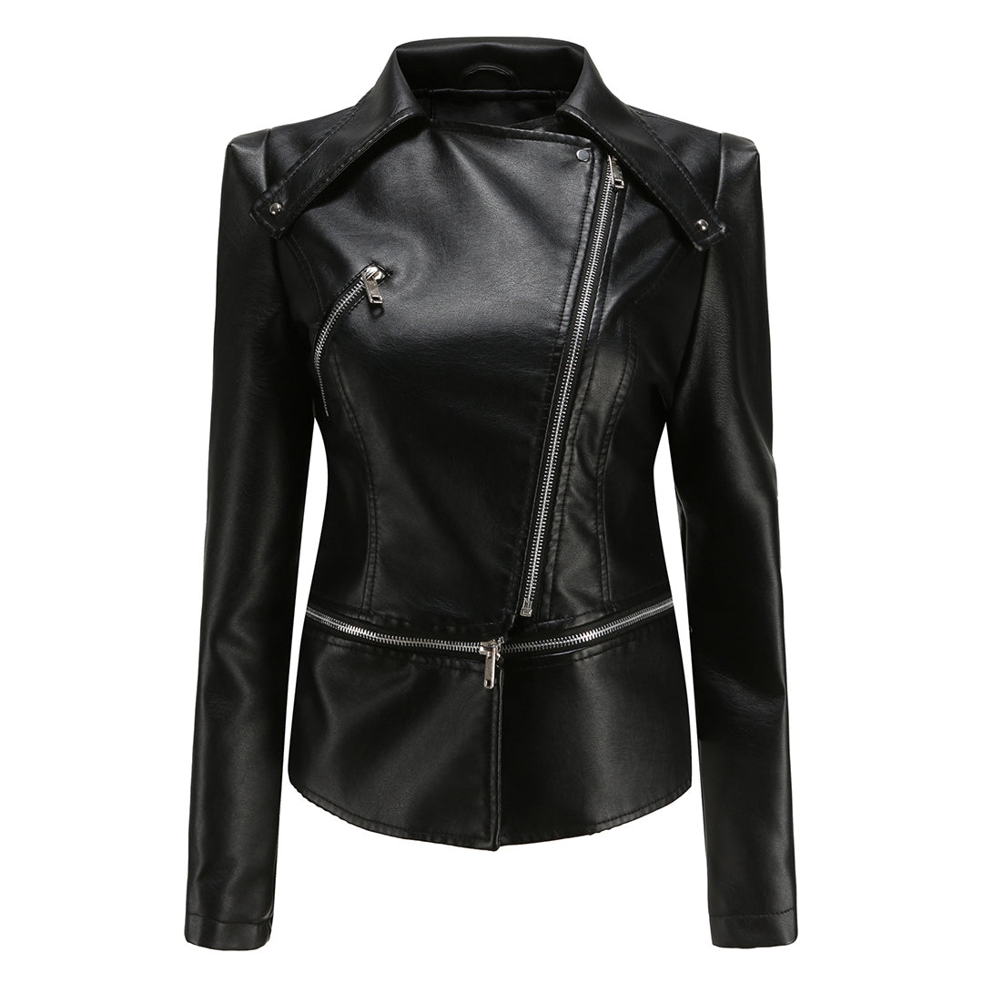 Veste en cuir chic de ALOJZIJA
