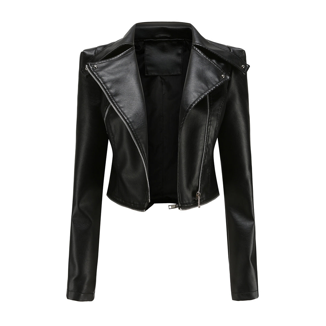 Veste en cuir chic de ALOJZIJA