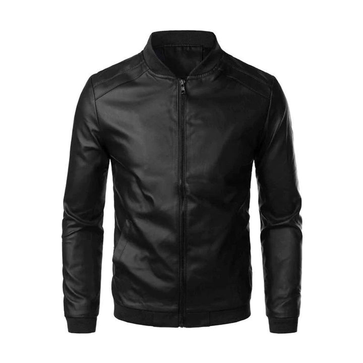 Veste en Cuir pour Homme Adriaan™ avec Coupe Élégante pour un Look Chic