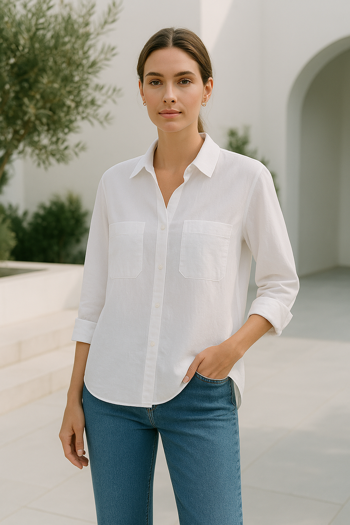 Blossom & Lace | Blouse oversize à manches longues élégante pour une allure chic