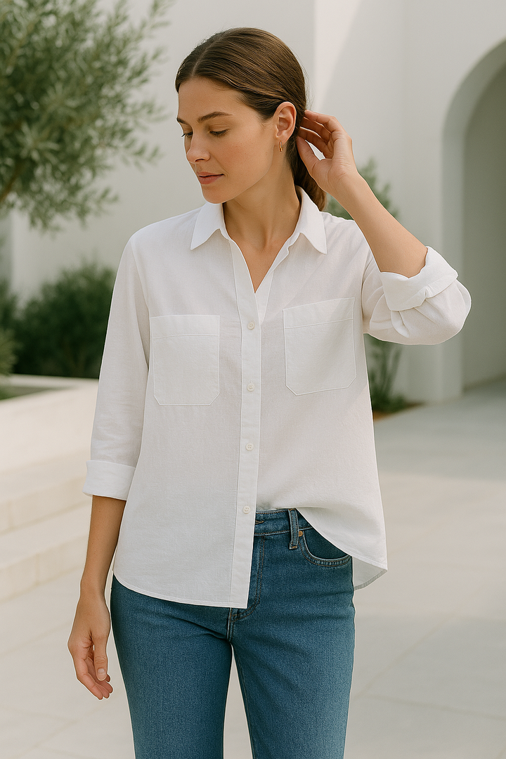 Blossom & Lace | Blouse oversize à manches longues élégante pour une allure chic