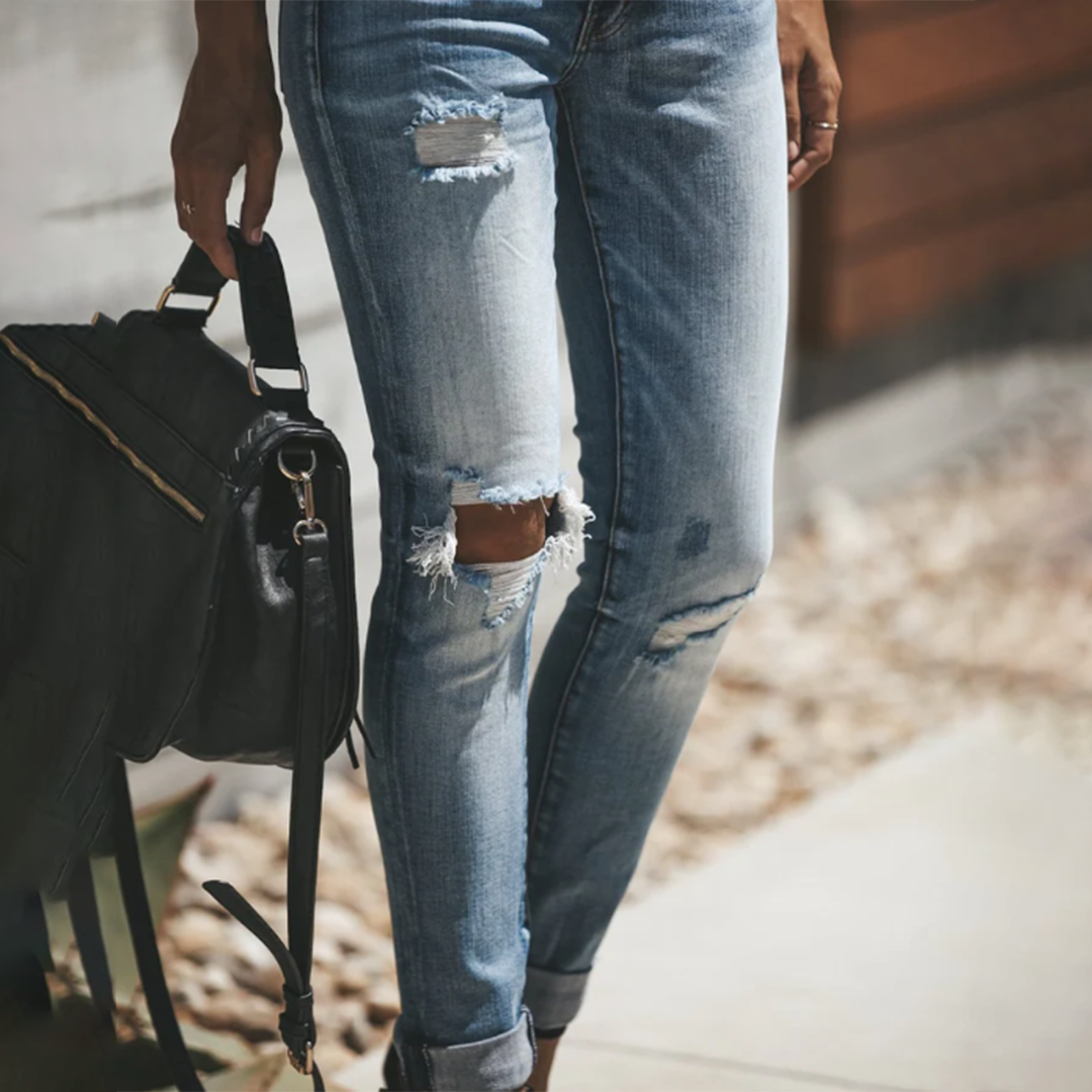 LISELOTTE - Jeans destroyed tendance pour femmes pour un look robuste