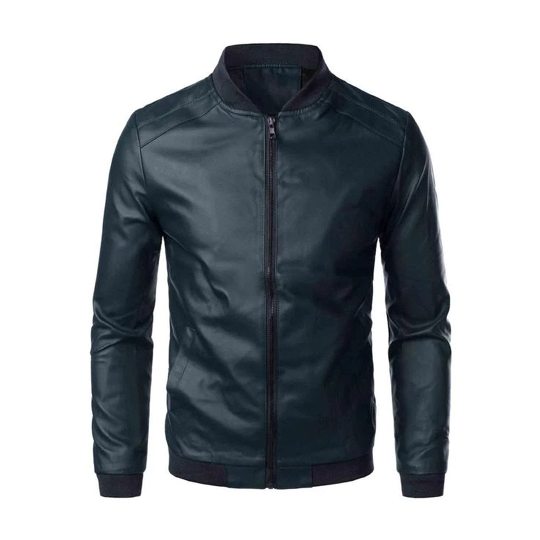 Veste en Cuir pour Homme Adriaan™ avec Coupe Élégante pour un Look Chic