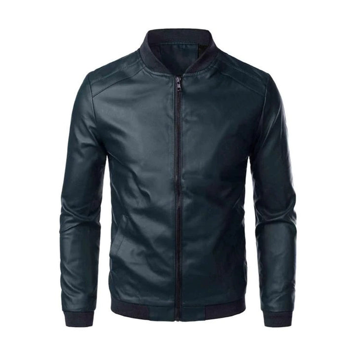 Veste en Cuir pour Homme Adriaan™ avec Coupe Élégante pour un Look Chic