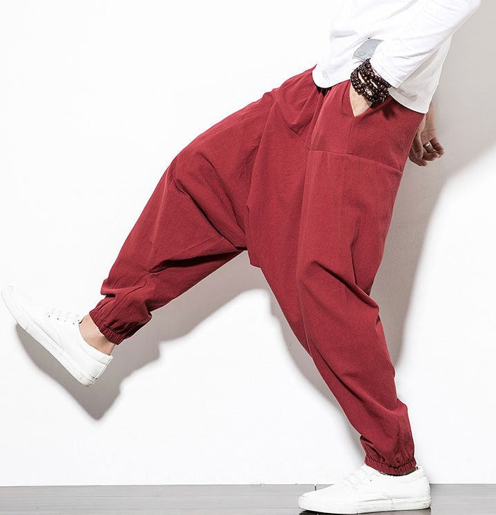 Pantalon de jogging harem pour hommes - Coupe décontractée, confort ultime et style moderne