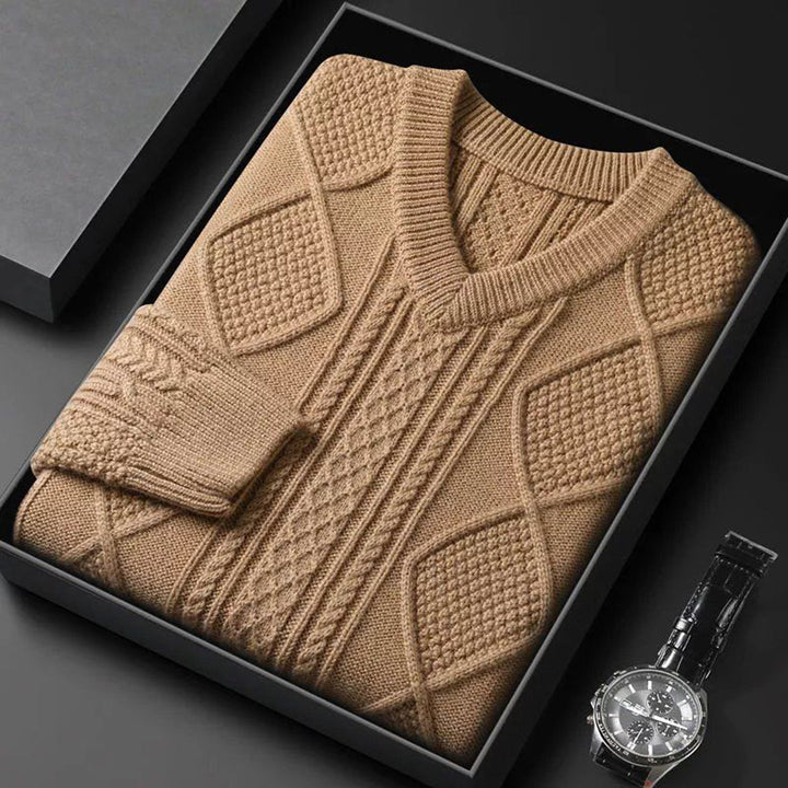 Pull en maille stylé pour hommes de BENJAMIN