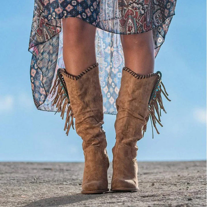 DELILAH - Bottes de cowboy boho-chic
