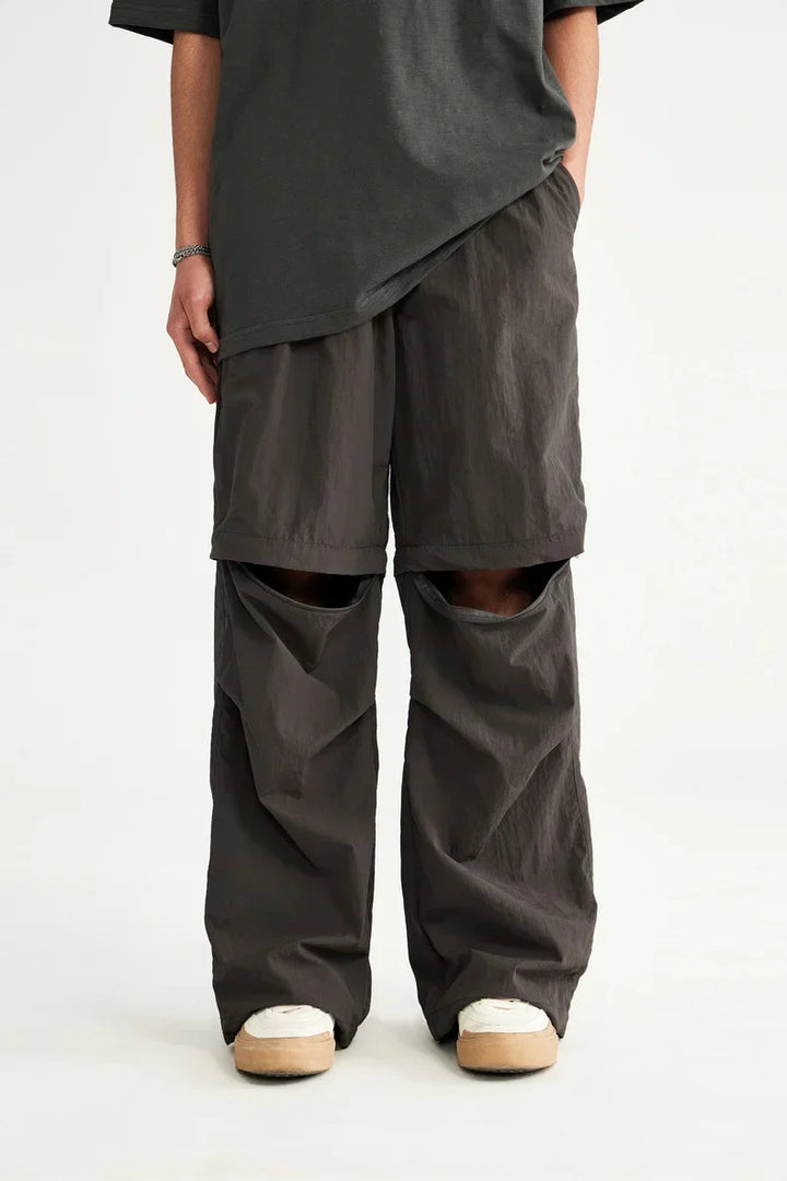 Pantalon en nylon imperméable amovible pour une protection et un confort ultimes