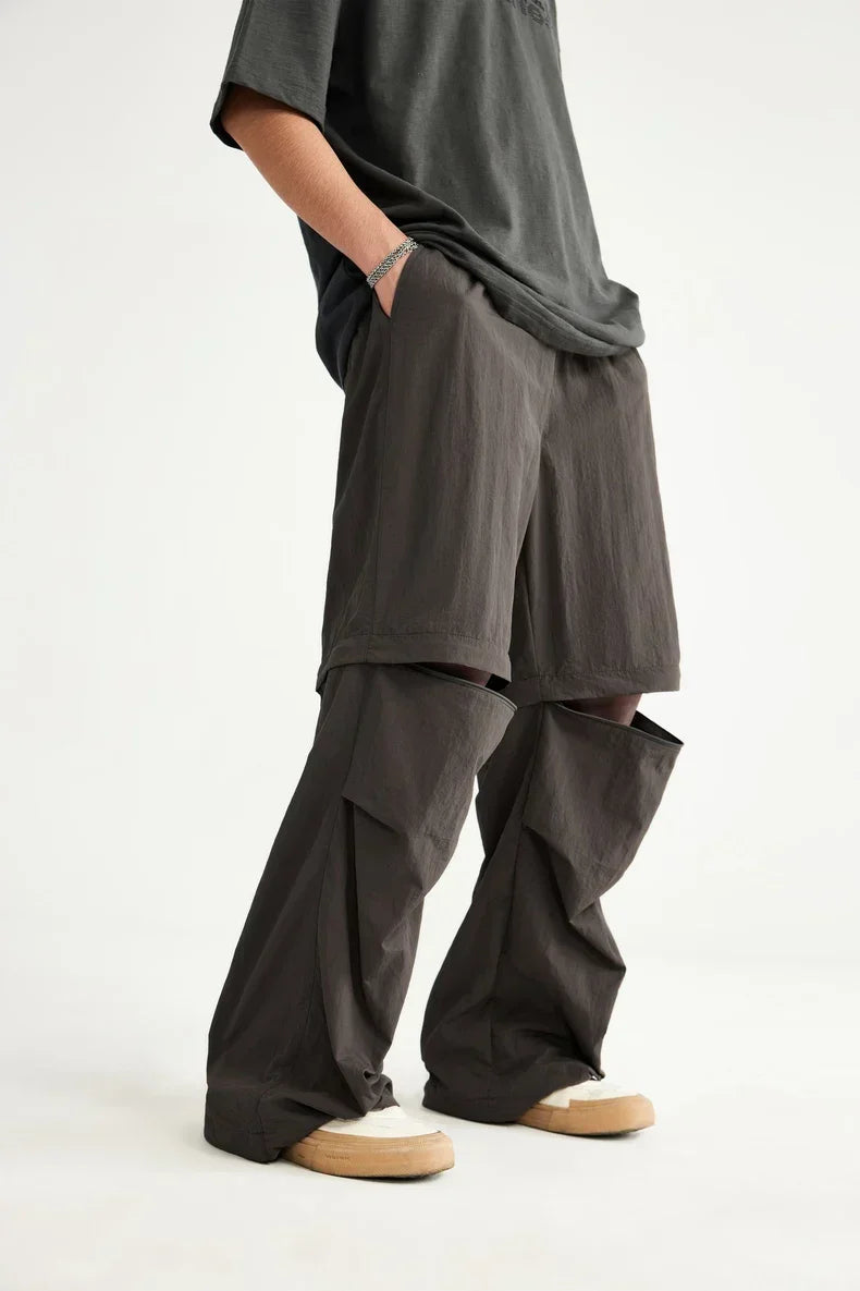 Pantalon en nylon imperméable amovible pour une protection et un confort ultimes