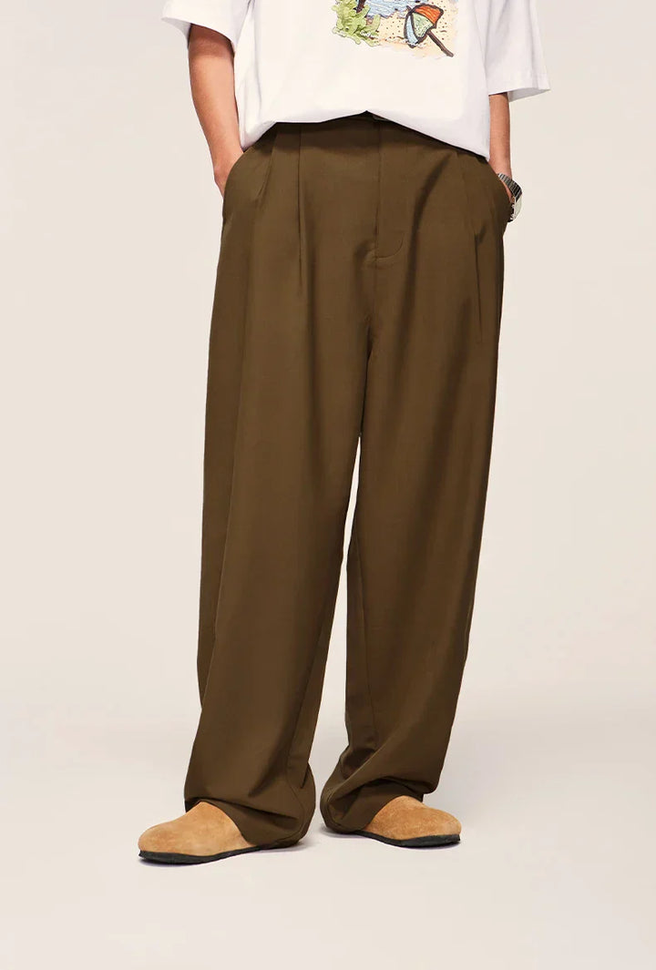 Pantalon Long Confortable avec des Jambes Amples pour un Look Tendance