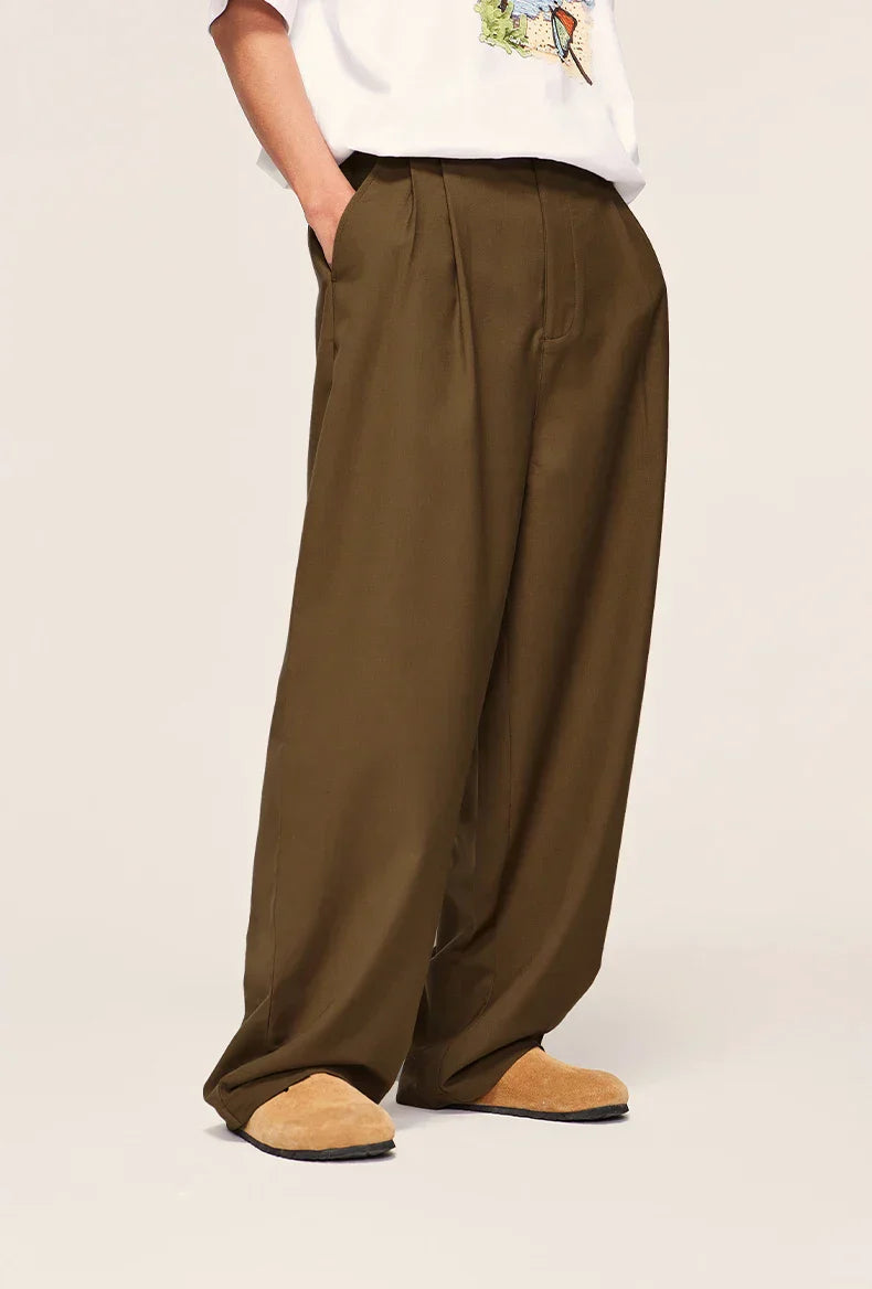 Pantalon Long Confortable avec des Jambes Amples pour un Look Tendance