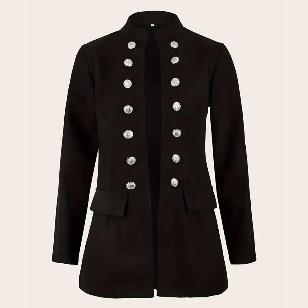 Elégant blazer casual pour femme avec boutons sur le devant - ARJA