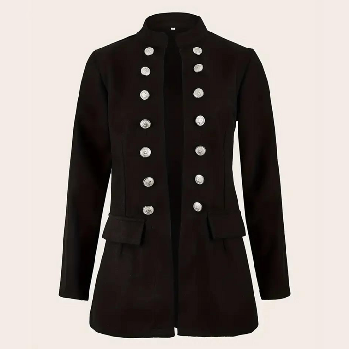 Elégant blazer casual pour femme avec boutons sur le devant - ARJA