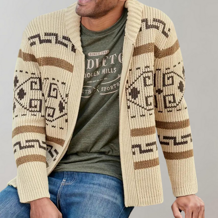Isto - Gilet rétro élégant pour hommes pour un look intemporel