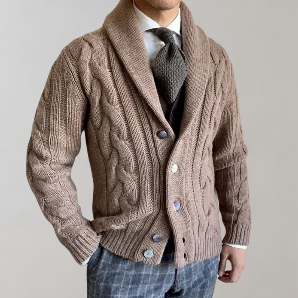Stylish Bart - Gilet pour homme avec revers chic