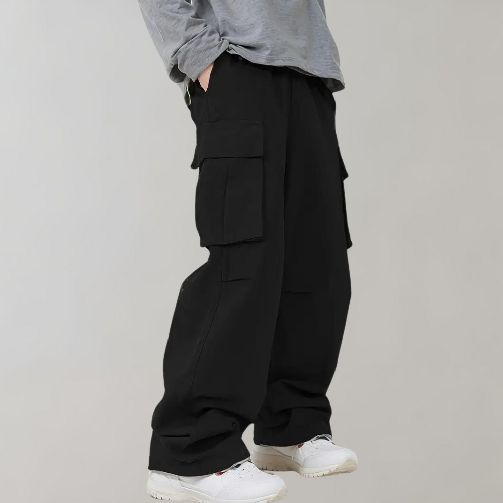 Asger - Cargo stylé pour homme, jambe droite