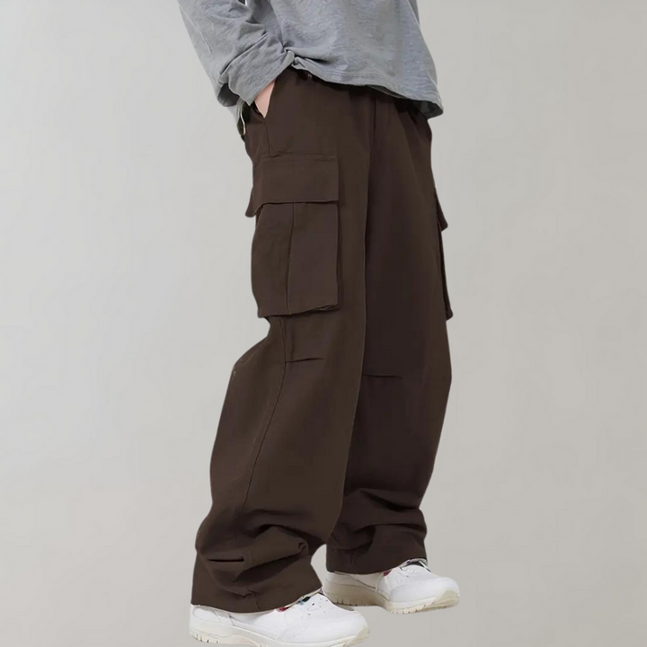 Asger - Cargo stylé pour homme, jambe droite
