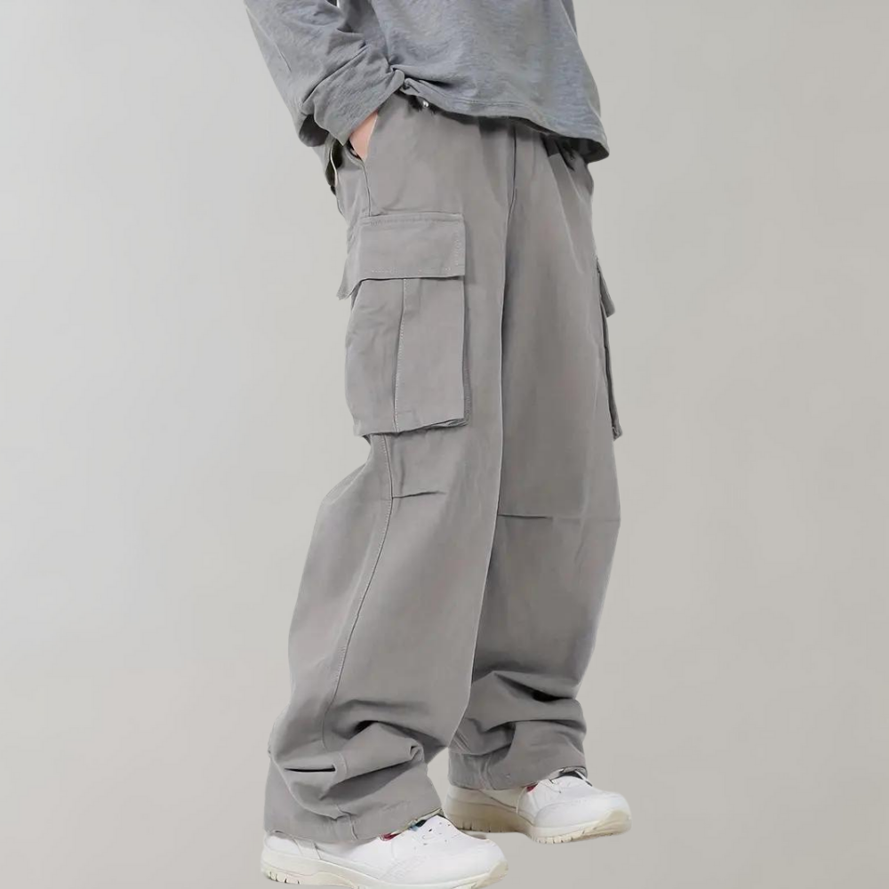 Asger - Cargo stylé pour homme, jambe droite