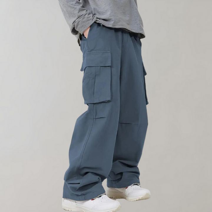 Asger - Cargo stylé pour homme, jambe droite
