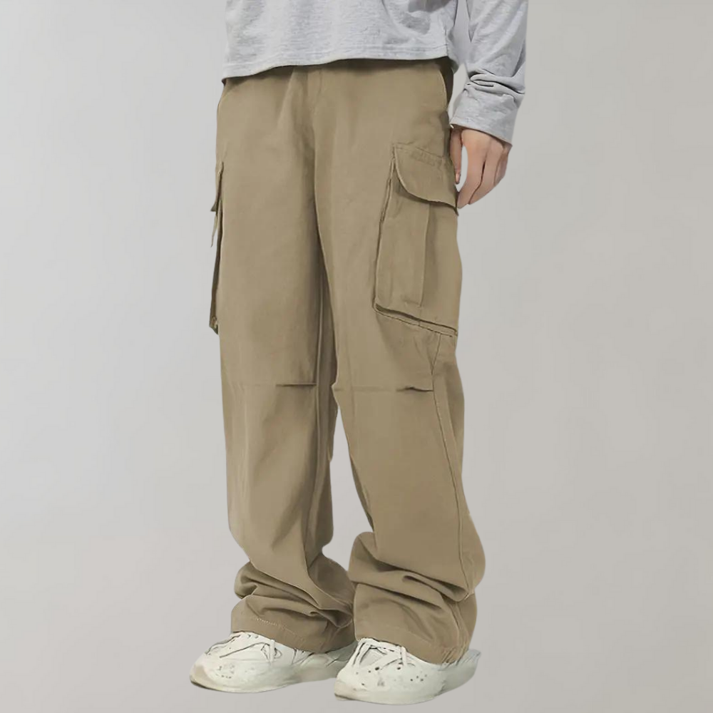 Asger - Cargo stylé pour homme, jambe droite