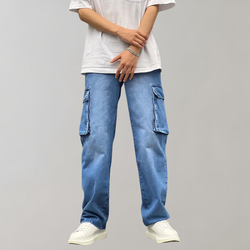 Hjalte - Pantalon cargo stylé avec poches multiples pratiques