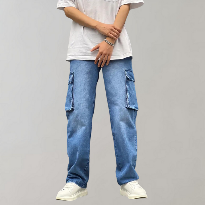 Hjalte - Pantalon cargo stylé avec poches multiples pratiques