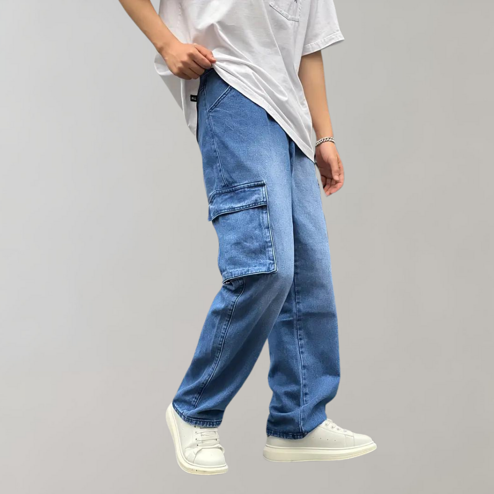 Hjalte - Pantalon cargo stylé avec poches multiples pratiques