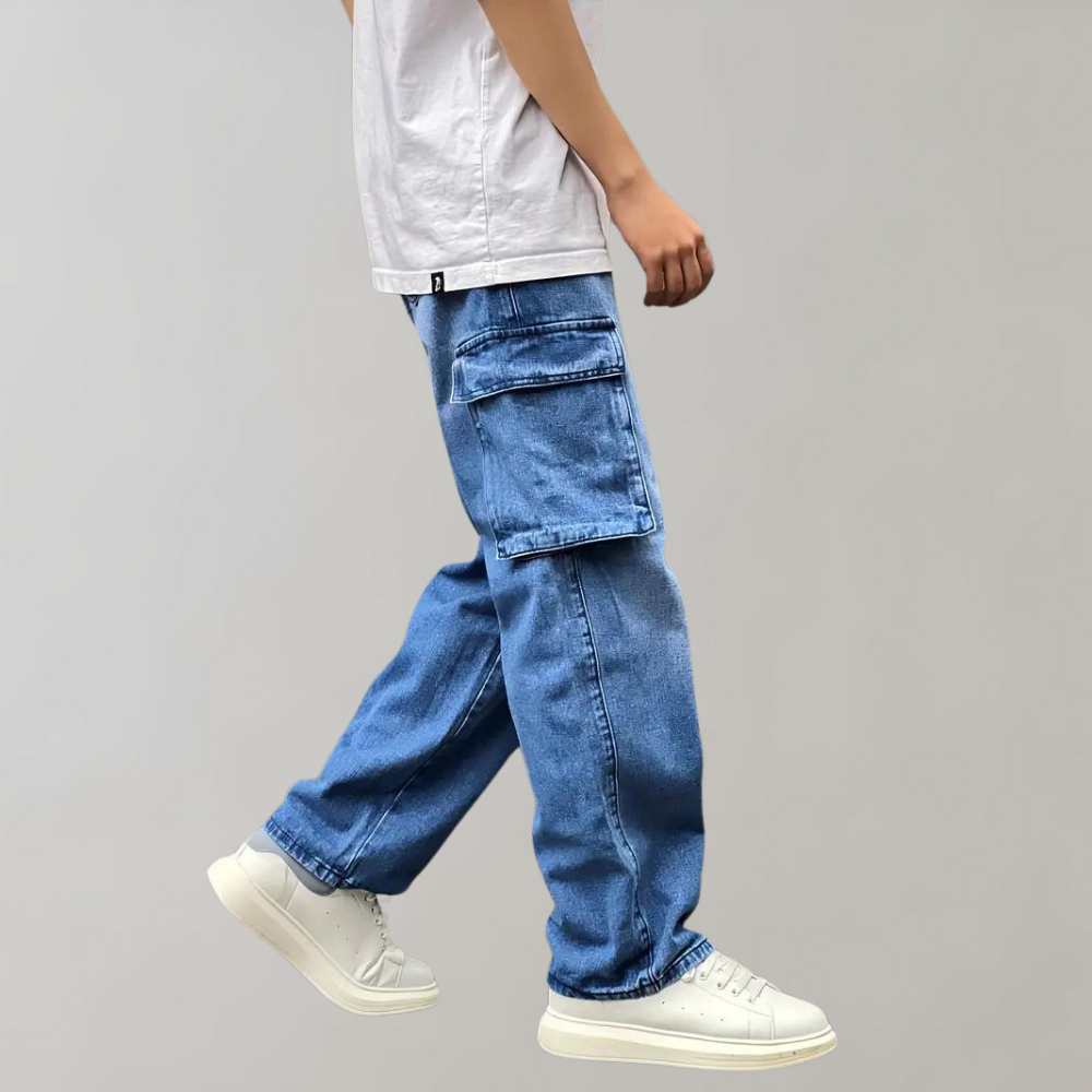 Hjalte - Pantalon cargo stylé avec poches multiples pratiques