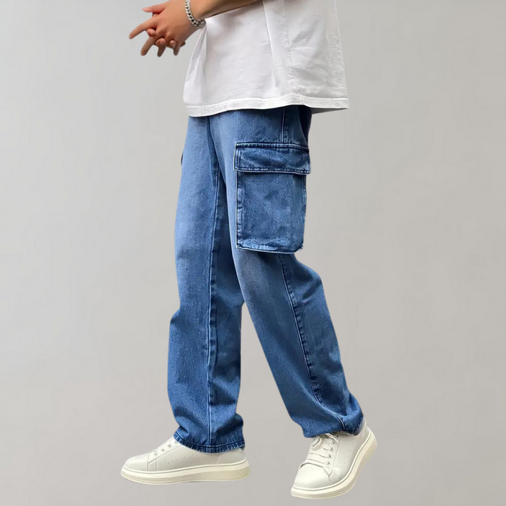 Hjalte - Pantalon cargo stylé avec poches multiples pratiques