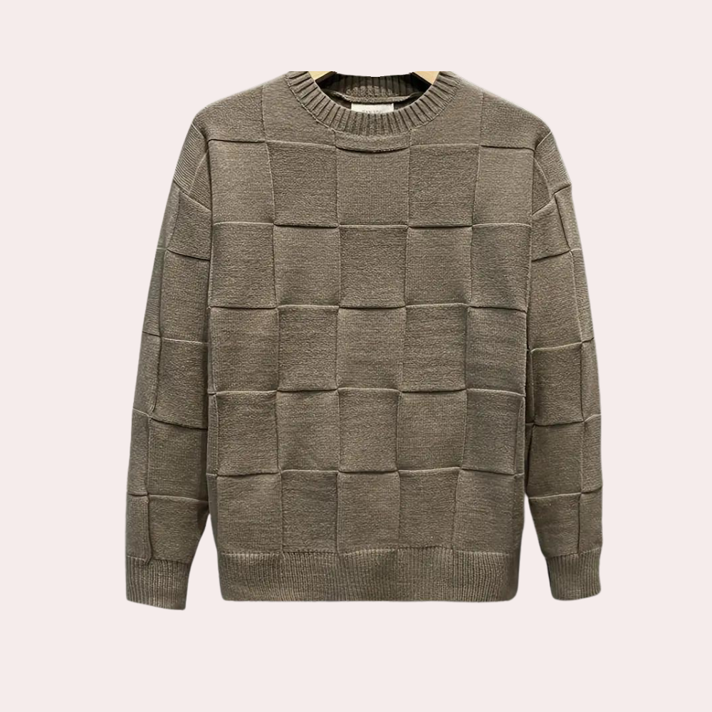 Bayless - Pull en maille confortable et chaud pour homme