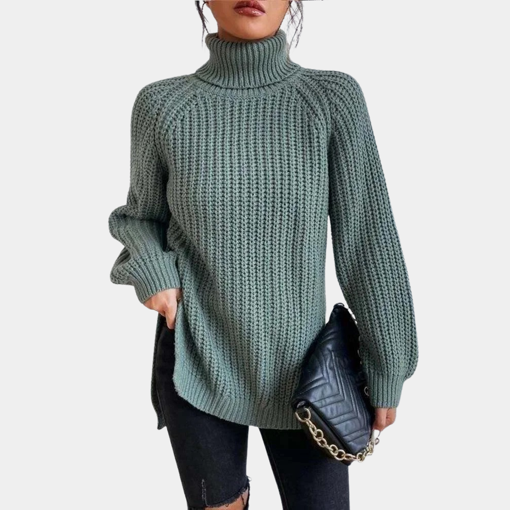 Madeleine - Pull à col roulé doux de luxe pour femme