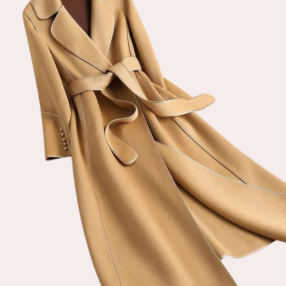 Manteau long stylé pour femme, pour un look raffiné
