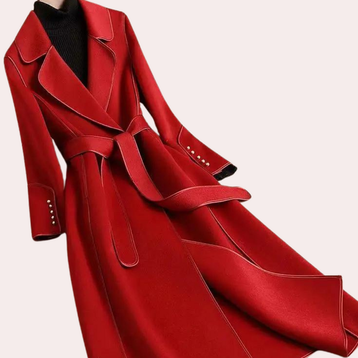 Manteau long stylé pour femme, pour un look raffiné