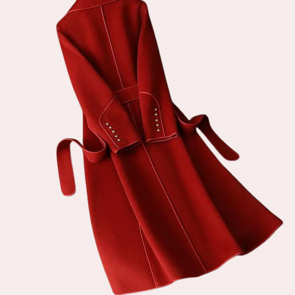 Manteau long stylé pour femme, pour un look raffiné