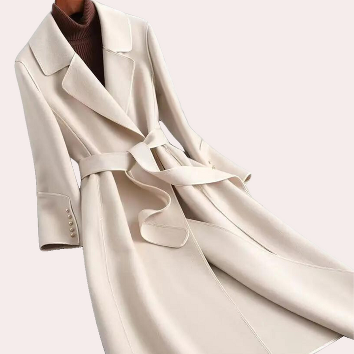 Manteau long stylé pour femme, pour un look raffiné
