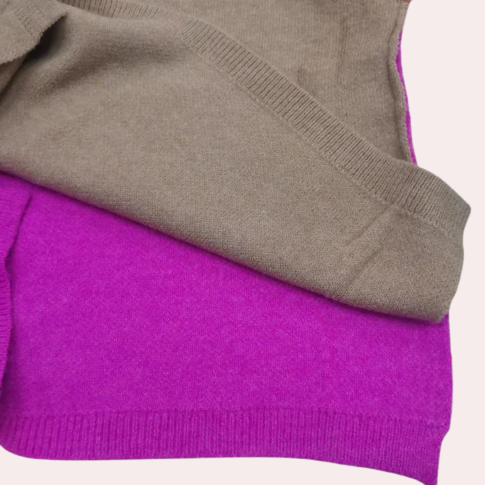 Pull stylé Colour Block pour femmes