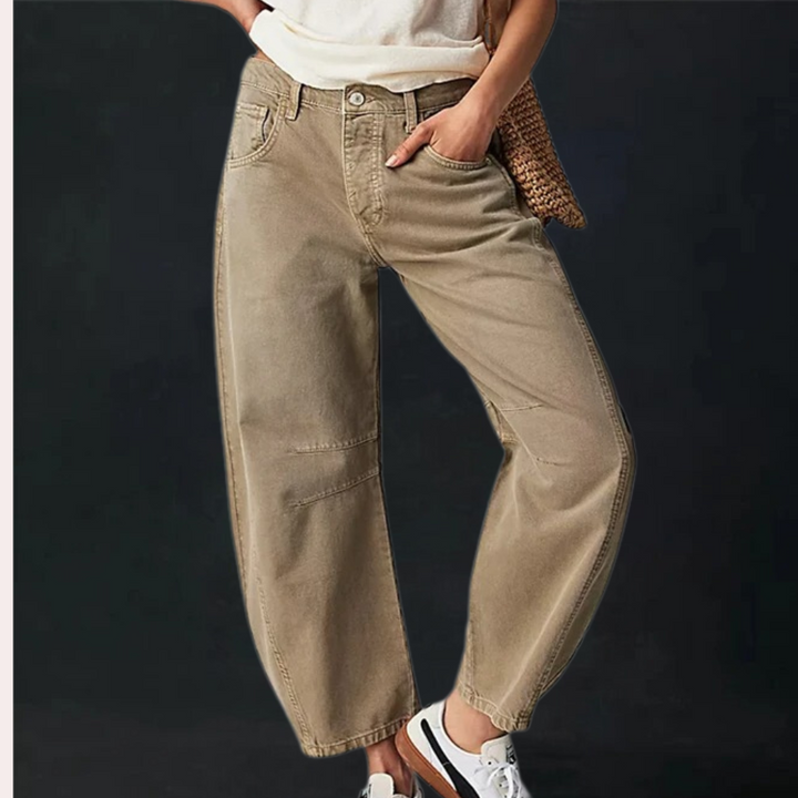 Jeans cropped larges et stylés pour femmes