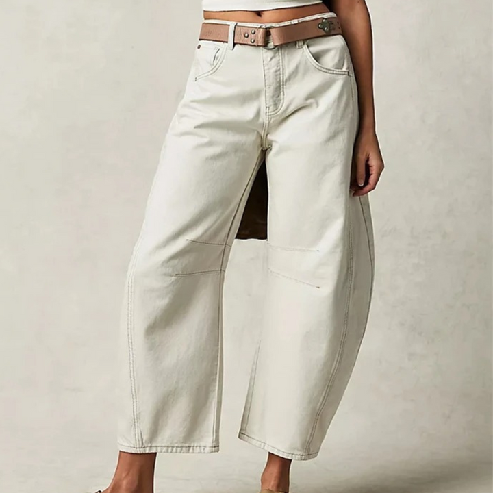 Jeans cropped larges et stylés pour femmes