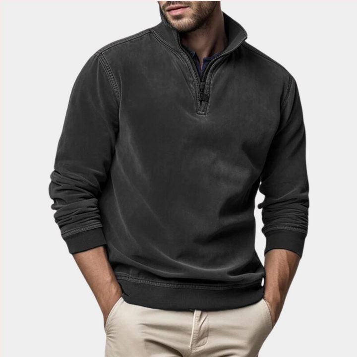 Elvio - Confortable pull classique pour homme