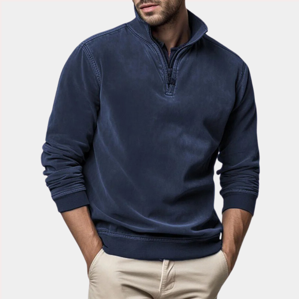 Elvio - Confortable pull classique pour homme