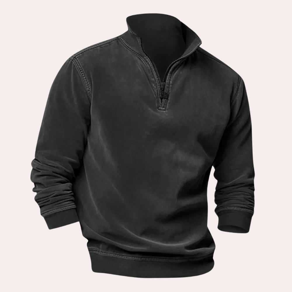 Elvio - Confortable pull classique pour homme