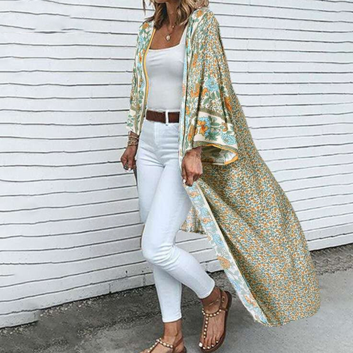 Courtney - Cardigan à manches longues Elegance Bohemian Blossom
