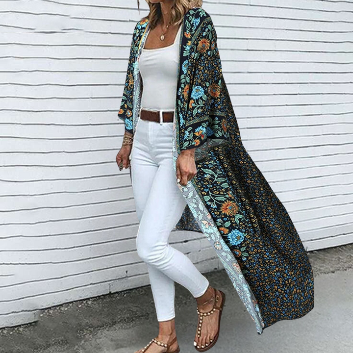 Courtney - Cardigan à manches longues Elegance Bohemian Blossom