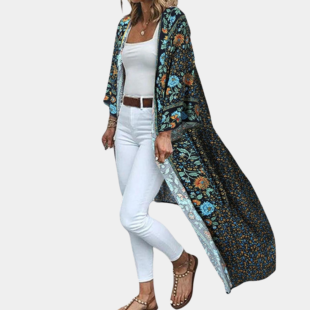 Courtney - Cardigan à manches longues Elegance Bohemian Blossom