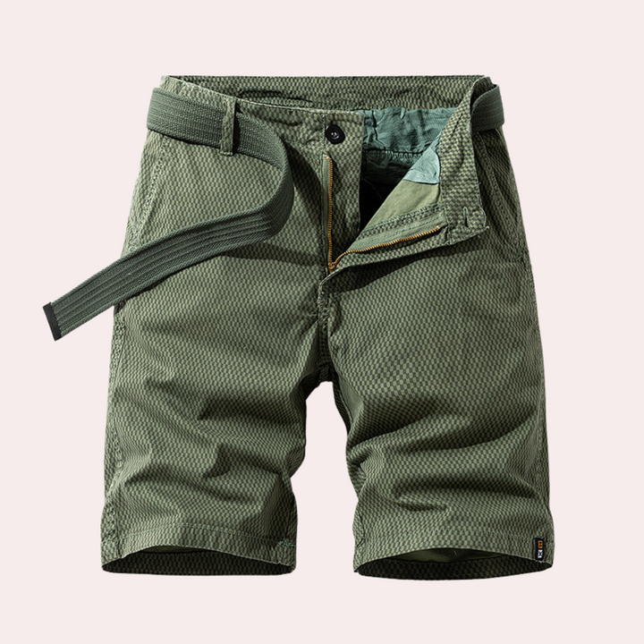 Short pour homme - Matériau léger et respirant - Ceinture réglable - Style décontracté et personnel