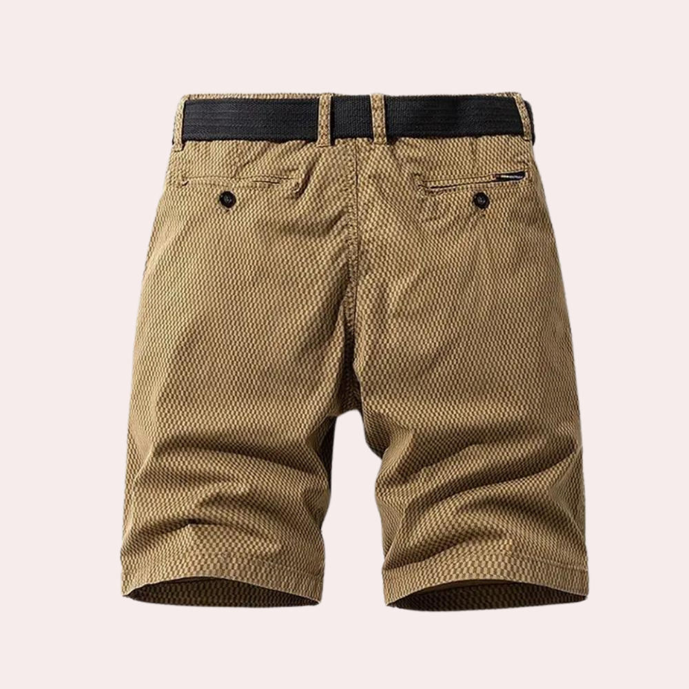 Short pour homme - Matériau léger et respirant - Ceinture réglable - Style décontracté et personnel