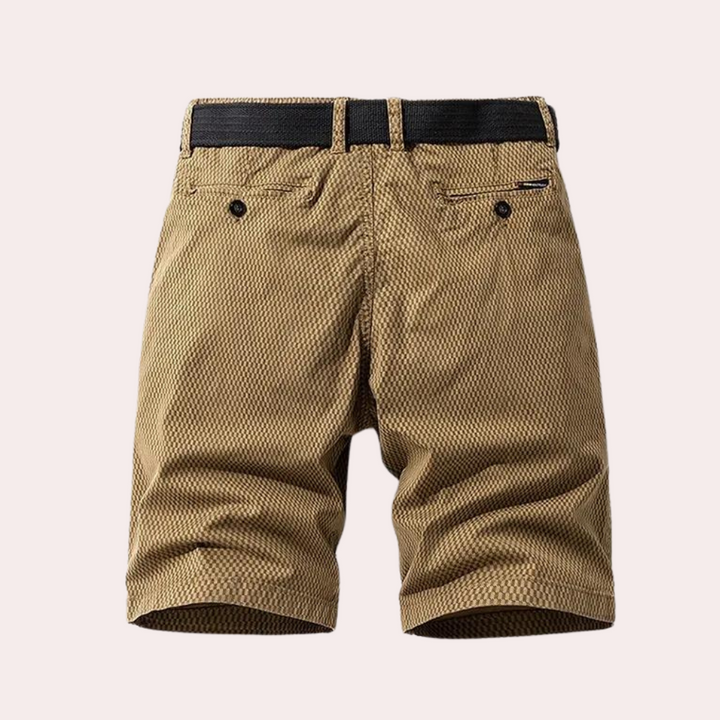 Short pour homme - Matériau léger et respirant - Ceinture réglable - Style décontracté et personnel